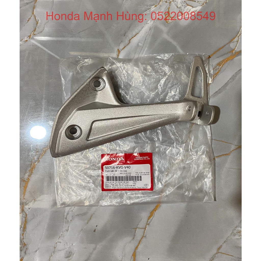 Cụm bắt để chân trái  Airblade 110 2011 (50716KVGV40)