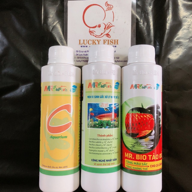 Combo 3 Chai Mrbio (Vitamin C + Men Vi Sinh + Tảo Đỏ) - Hàng Công Ty