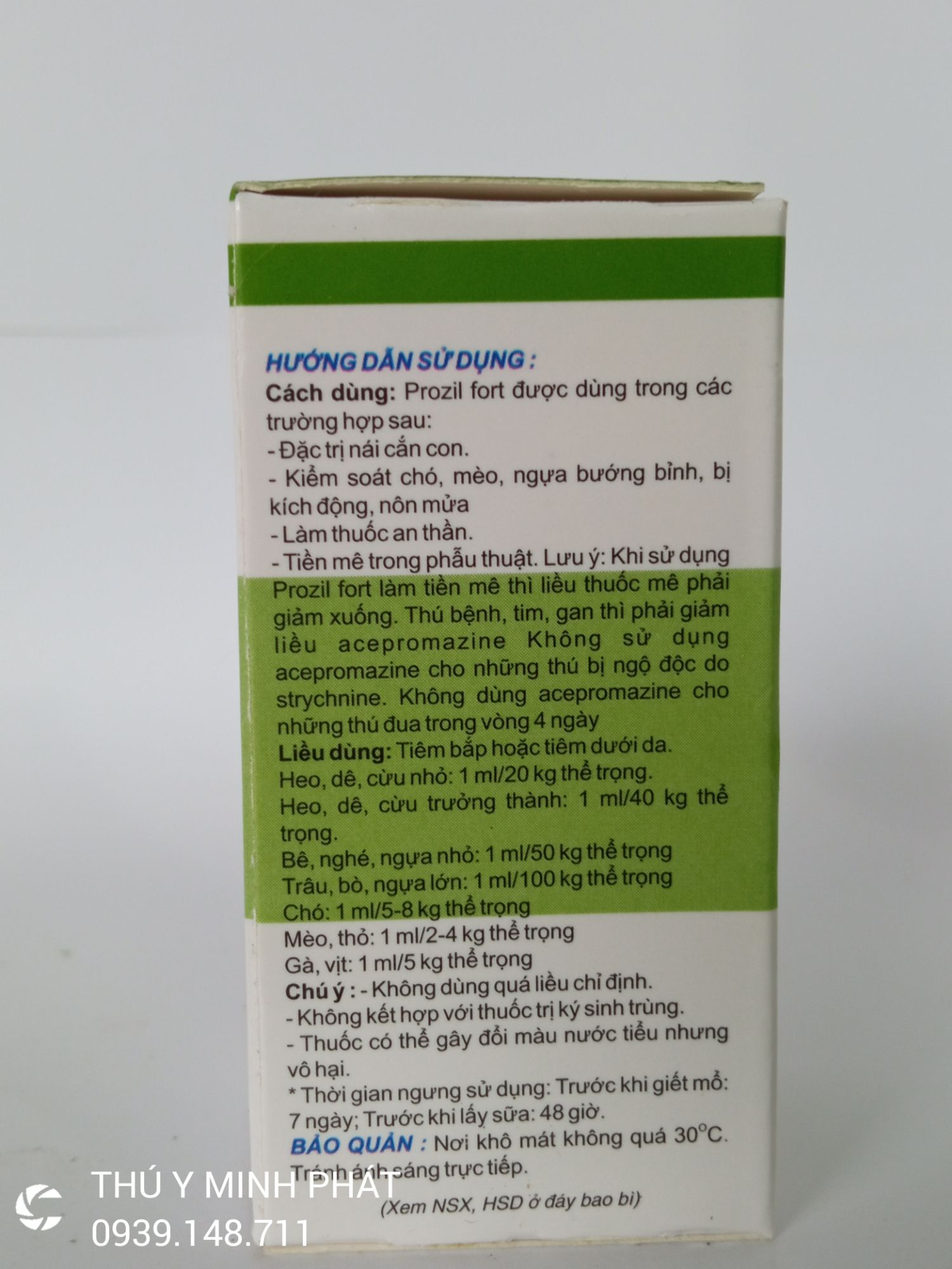 PROZIL fort chai 20ml an thần chống co giật