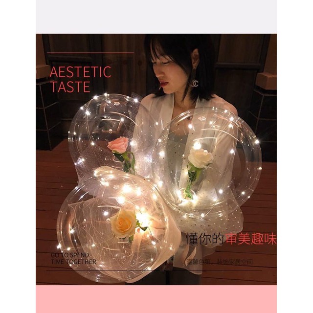 Đèn led trang trí tết 3d đom đóm, dài 2m dùng pin