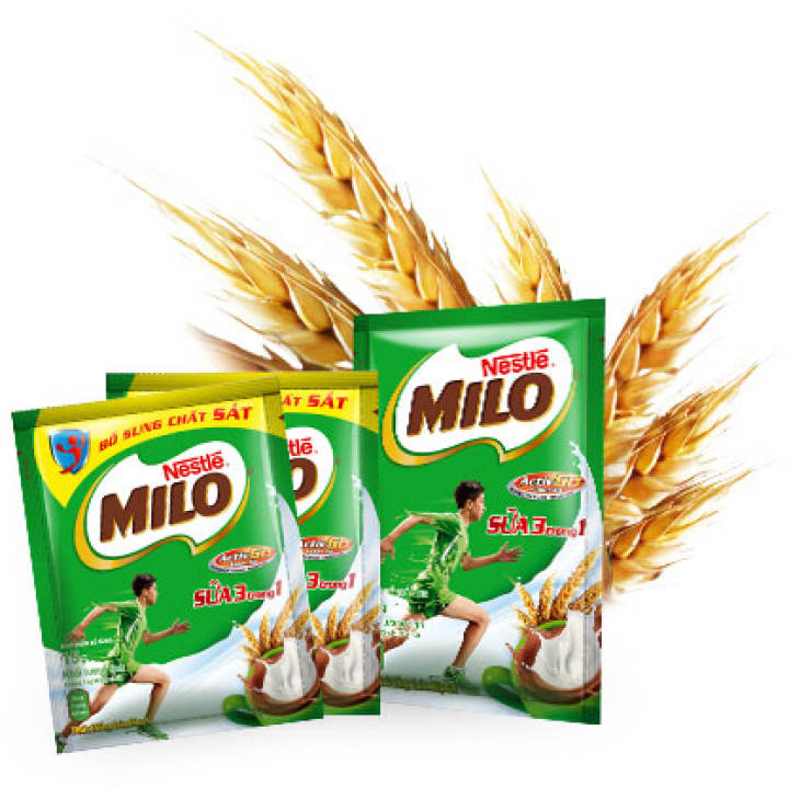 [sẵn Hàng] - MILO dây 10 gói*22gr date mơi 2021