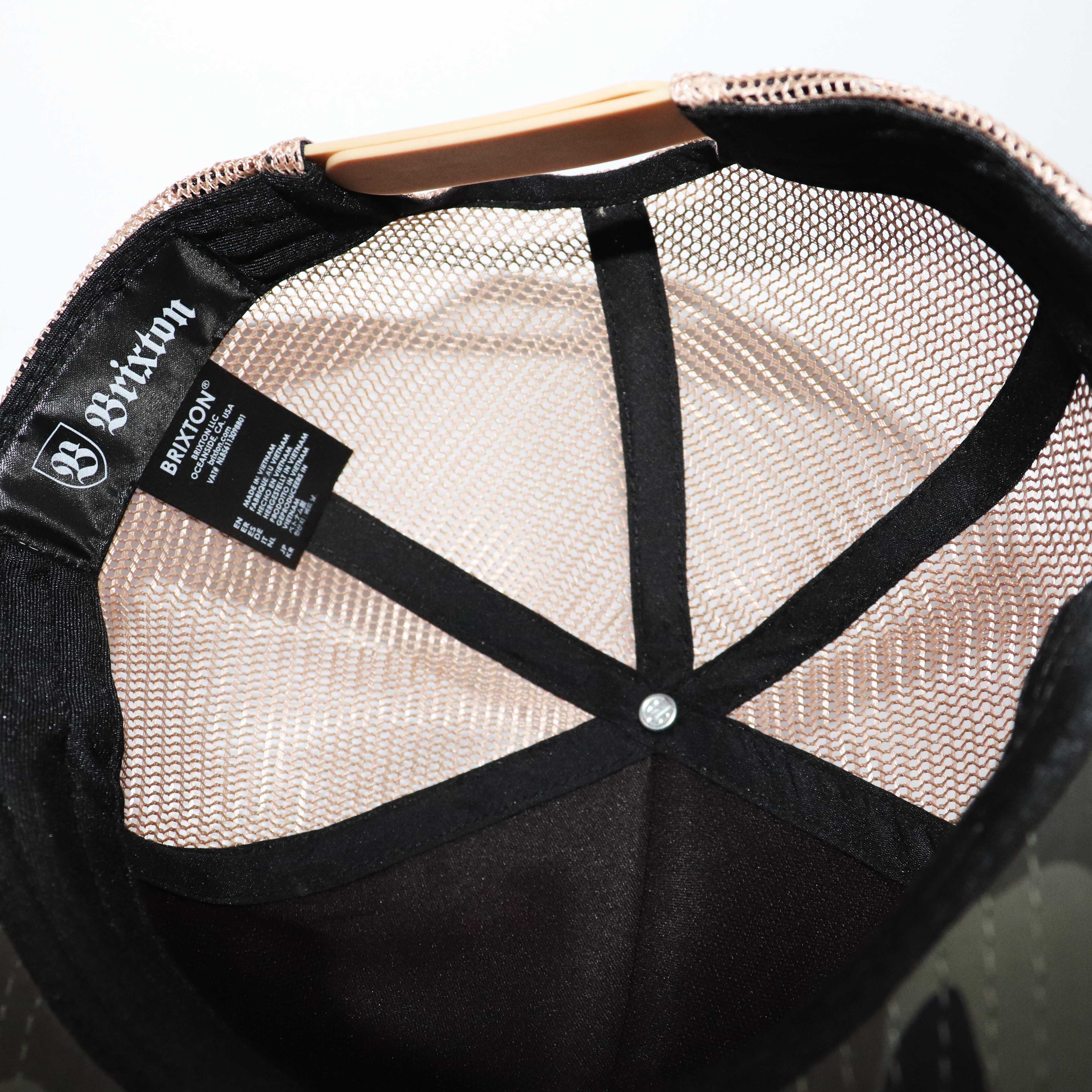 Mũ Snapback NHS BrixtonCamo Lưới Kem phối Camo.