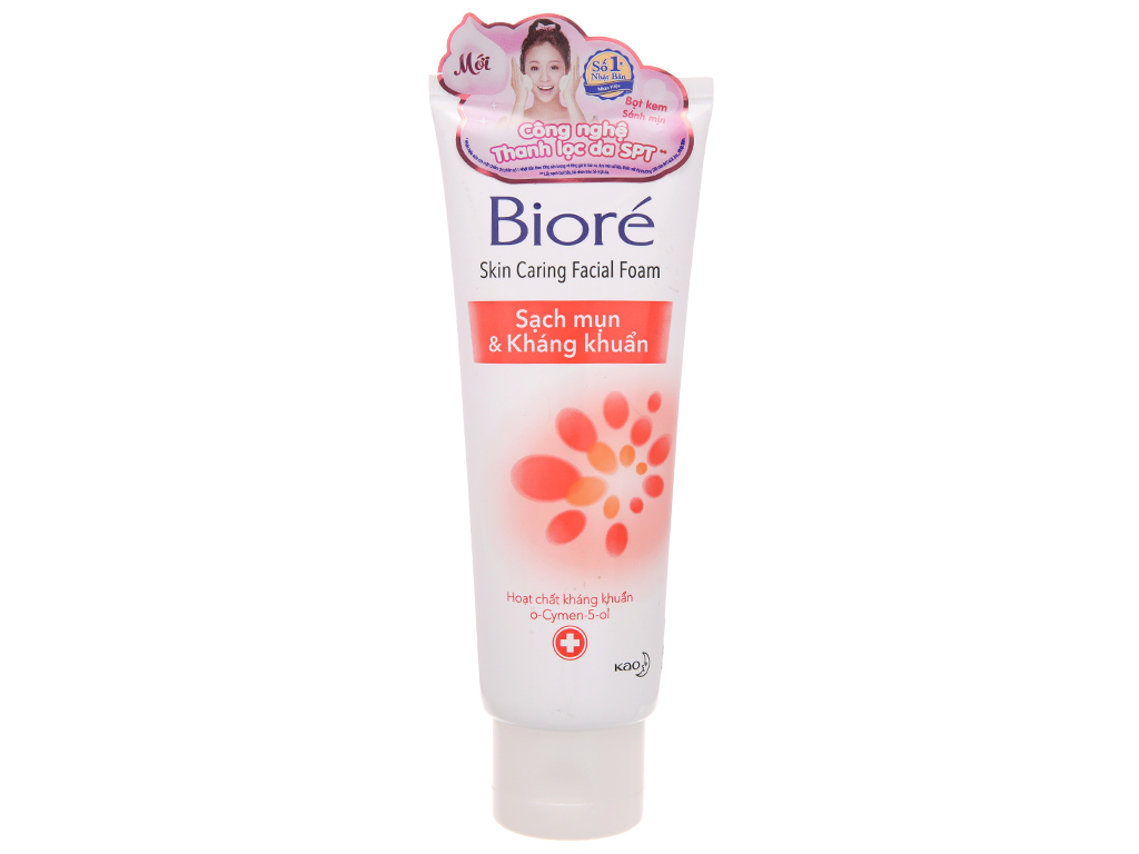 Sữa Rửa Mặt Bioré Sạch Mụn Kháng Khuẩn 100g