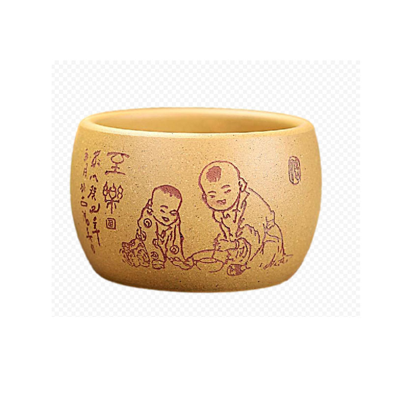 Chén Tử Sa Nghi Hưng Tiểu Đồng Thú 60 ml (Đoạn Nê)