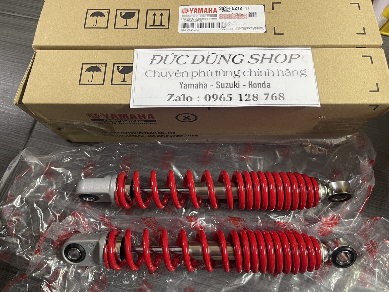 Phuộc sau Sirius 110 hãng