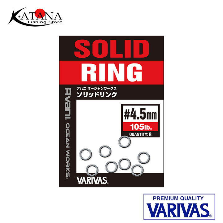 Khoen ring - varivas avani ocean works solid ring - câu cá, câu biển