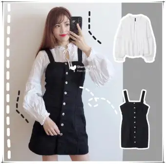 korean style jumper dress
