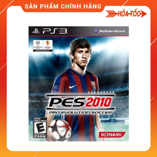 Đĩa game Ps3 gốc Đá banh Pes 2010 (2nd) Full box Ps3  Original Disc