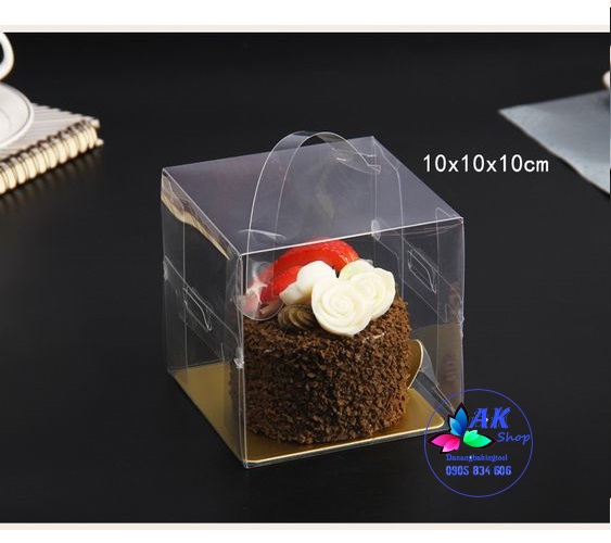 SET 5 HỘP BÁNH MICA MINI SIZE 10CM