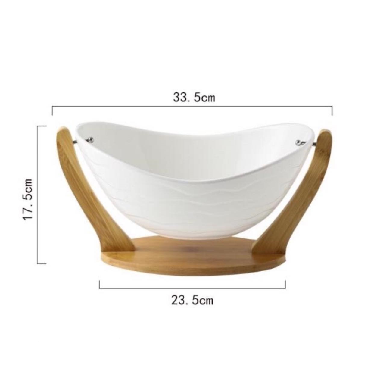KHAY THUYỀN 1 TẦNG ĐỰNG TRÁI CÂY CAO CẤP