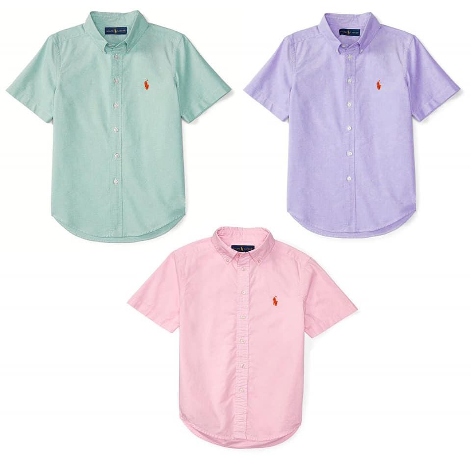Áo Sơ mi cộc tay Thô Linen  cho bé trai( VNXK)