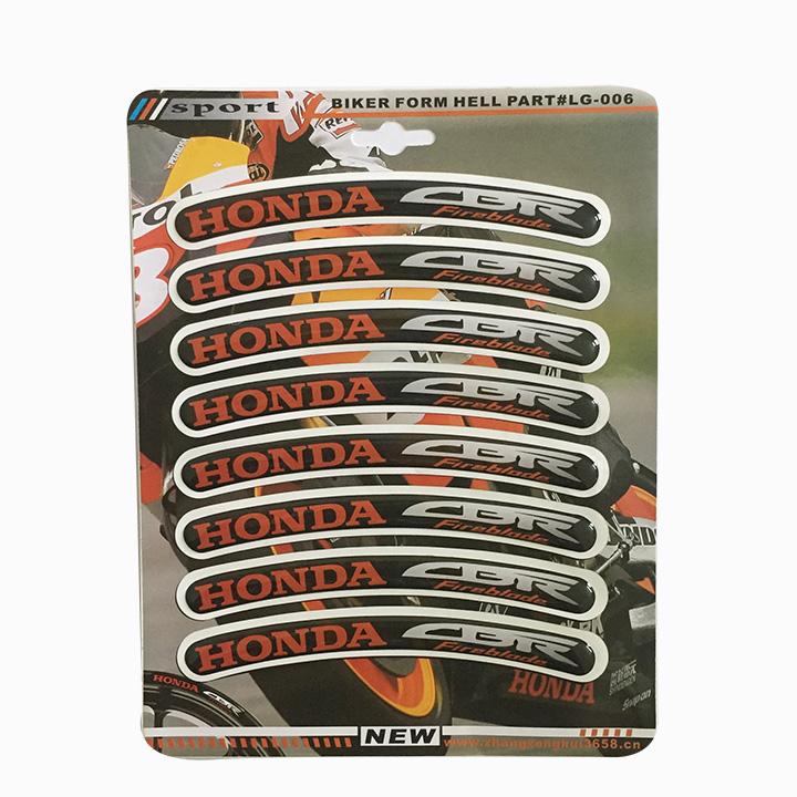 Bộ 08 miếng dán vành xe máy logo YAMAHA