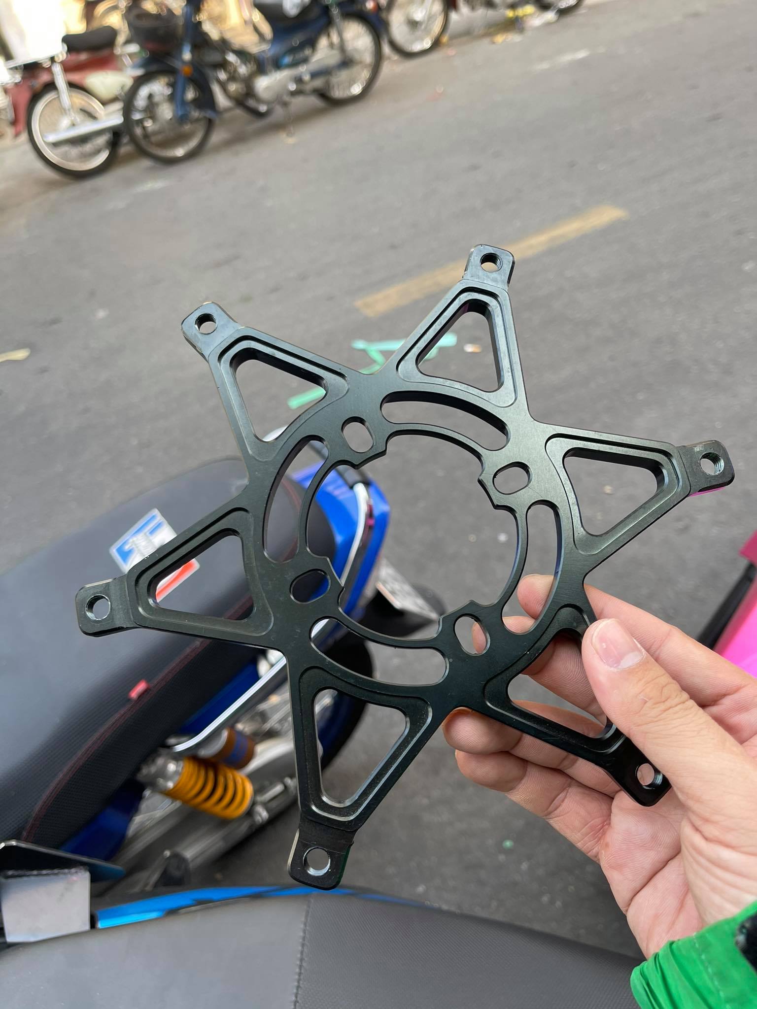 Lòng đĩa sonic 4 ra 6 nhôm cnc