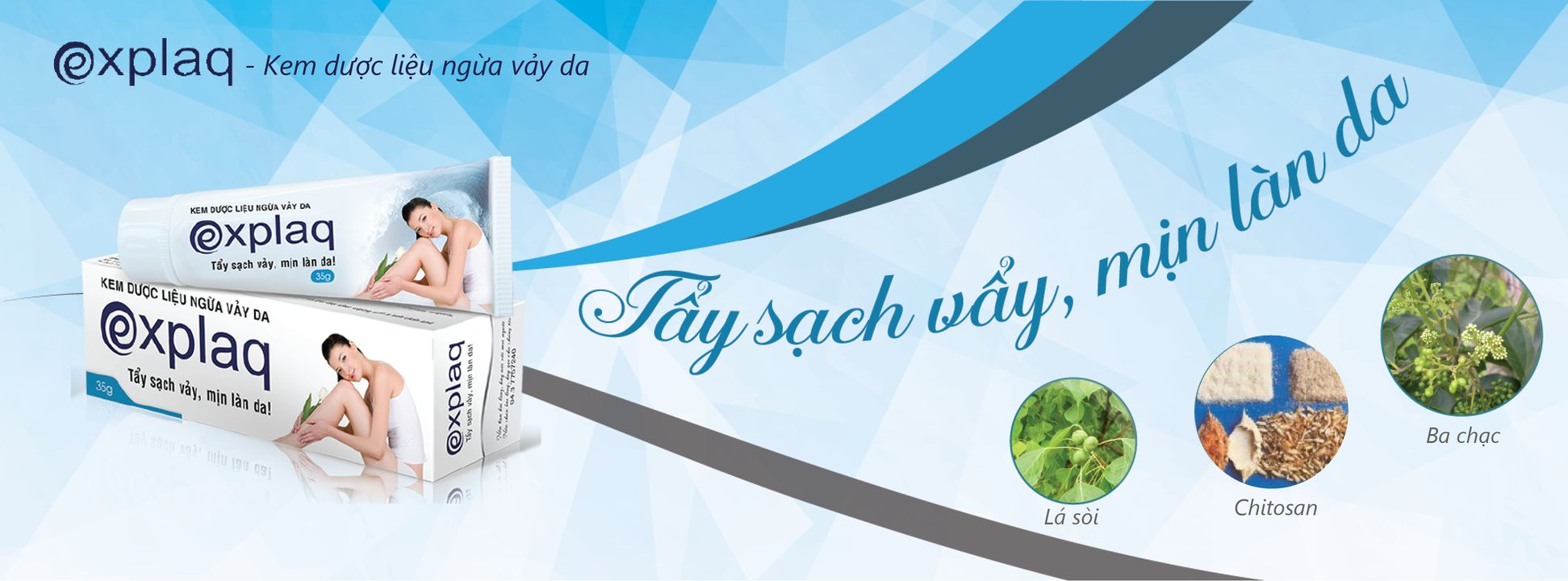 Kem bôi vảy da, tẩy tế bào chết EXPLAQ