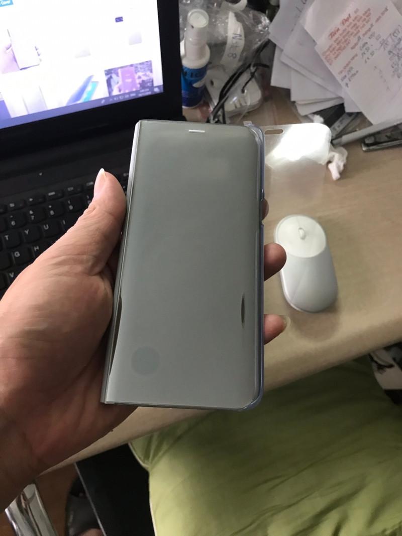 Bao da clear view galaxy S8 Nobox màu bạc