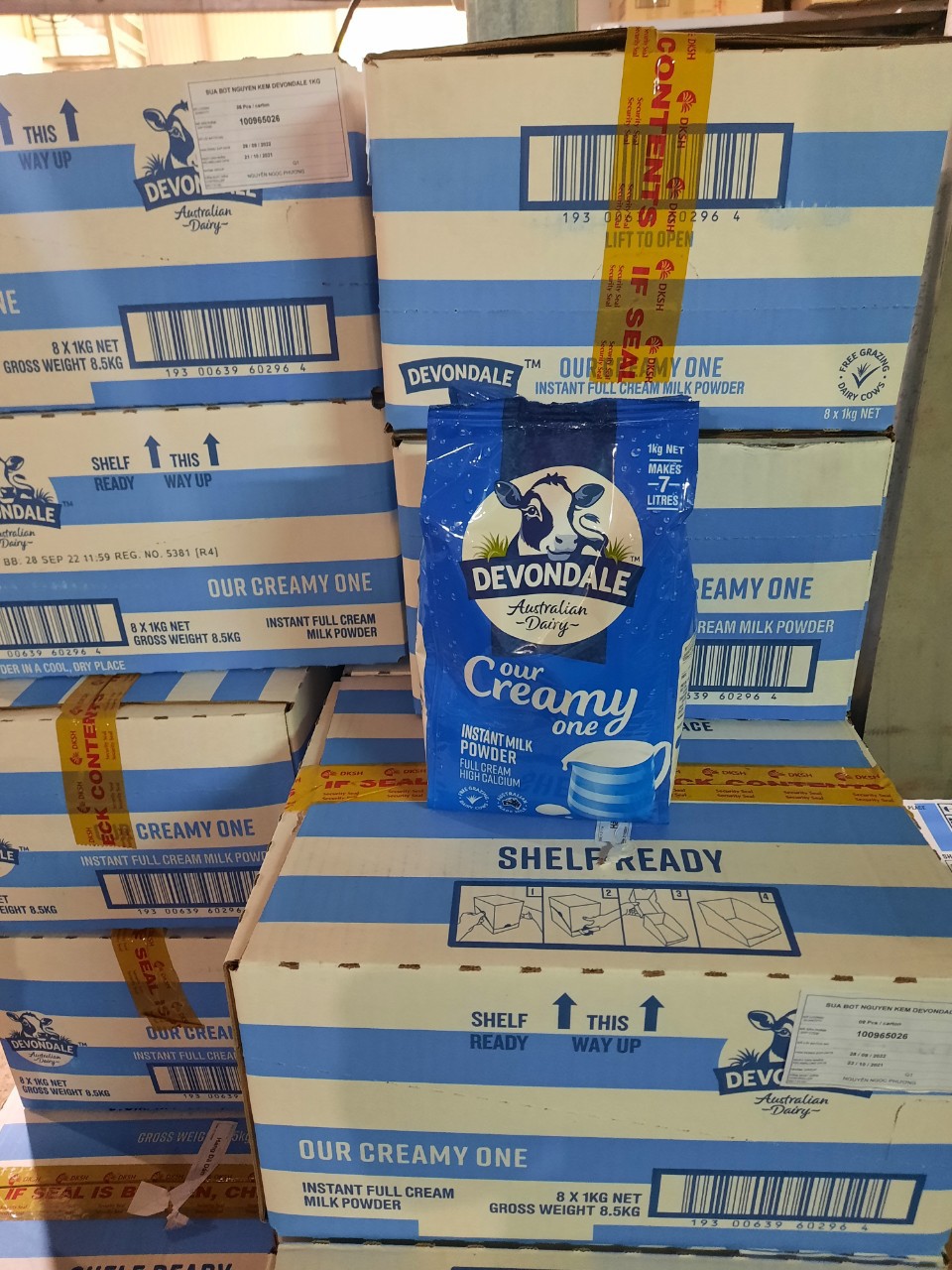 Sữa Bột Devondale Nguyên Kem 1KG Full Cream NK Úc