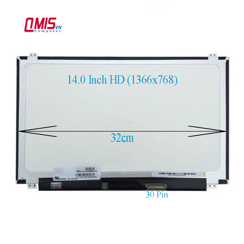 Màn hình laptop 14 Inch led mỏng Slim 30 pin 40 pin HD, FHD, FHD IPS QHD 2K cho laptop Dell HP LENOVO ACER ASUS SONY - 14.0 Inch