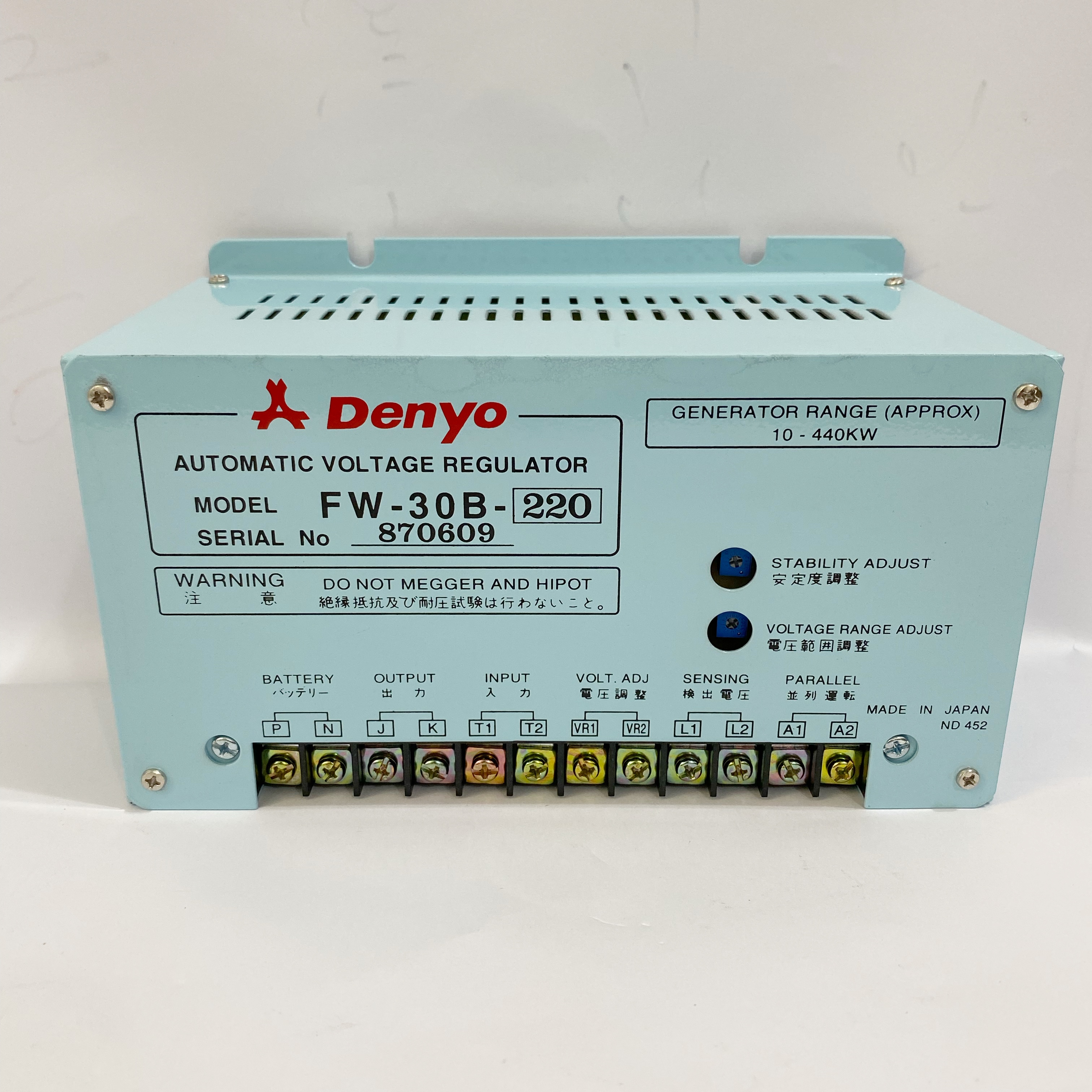 Mạch AVR Kích từ chổi than DENYO 30A 180V