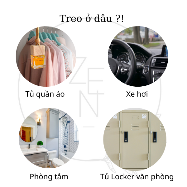 Tinh dầu thơm dây treo mùi Ngọc Lan Tây 8ml