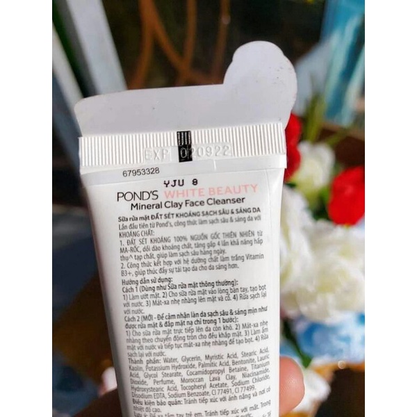 Sữa Rửa Mặt Pond Milk & Pond White Beauty 40Gr