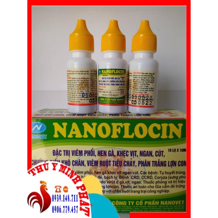 1HỘP NANOFLOCIN LỌ (10x10ML)