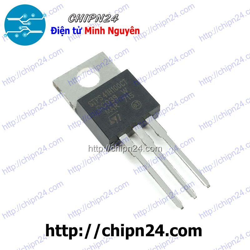 Diode stps41h100ct to-220 40a 100v
