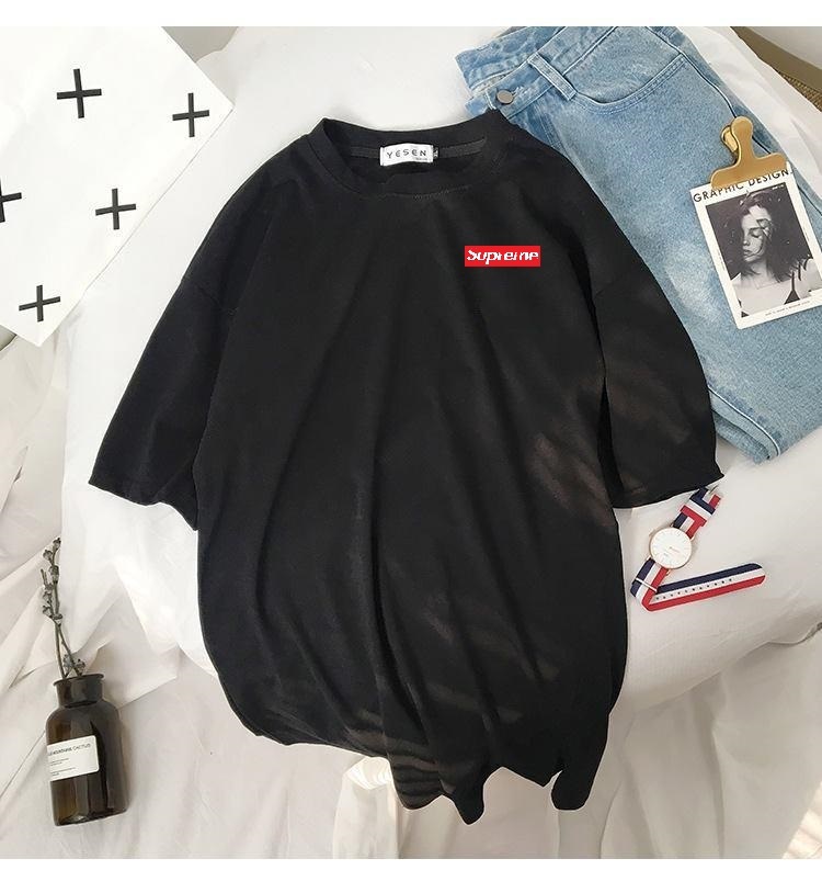 áo thun form rộng tay lỡ nam nữ - áo phông rộng tay lỡ vải cotton đẹp mịn mát thấm hút mồ hôi supr ( size 35-75kg)