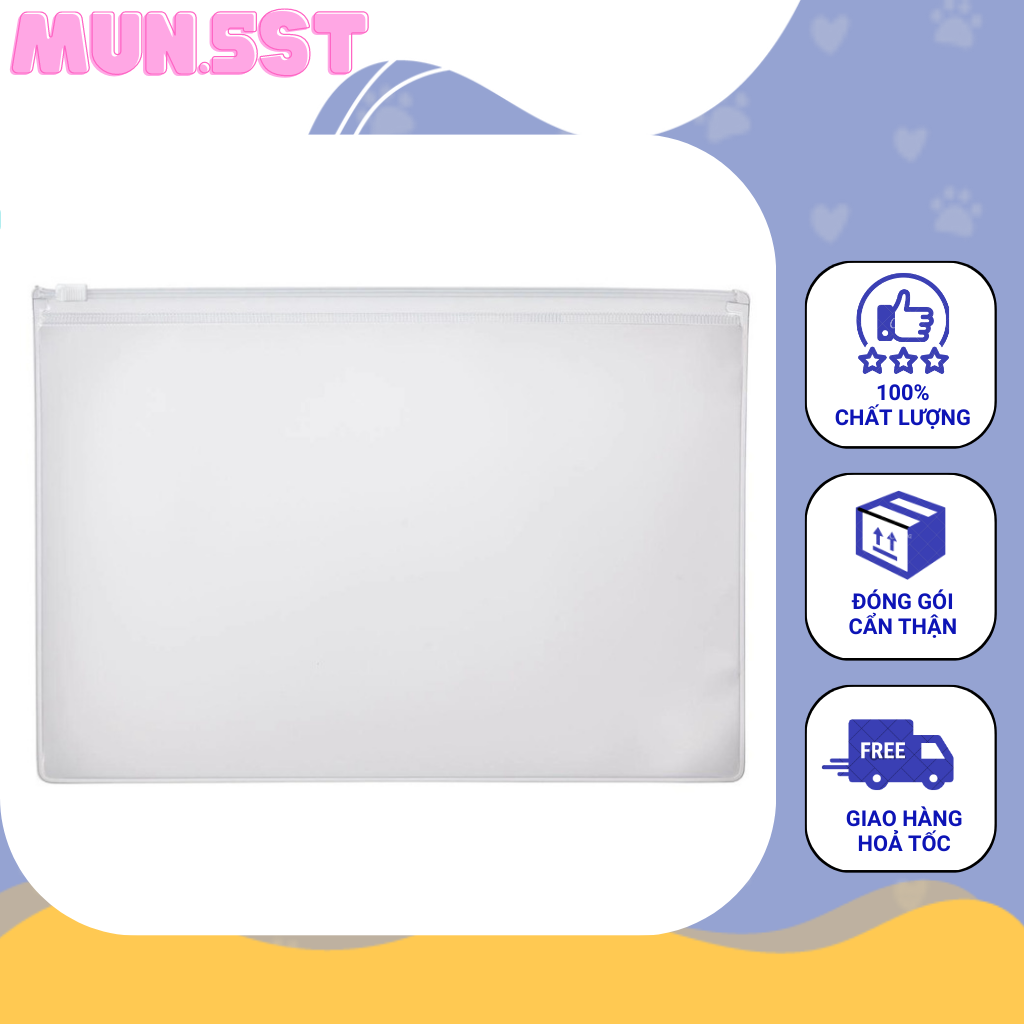 MUJI_ TÚI ZIP EVA B7/ B6/ A5/ A4