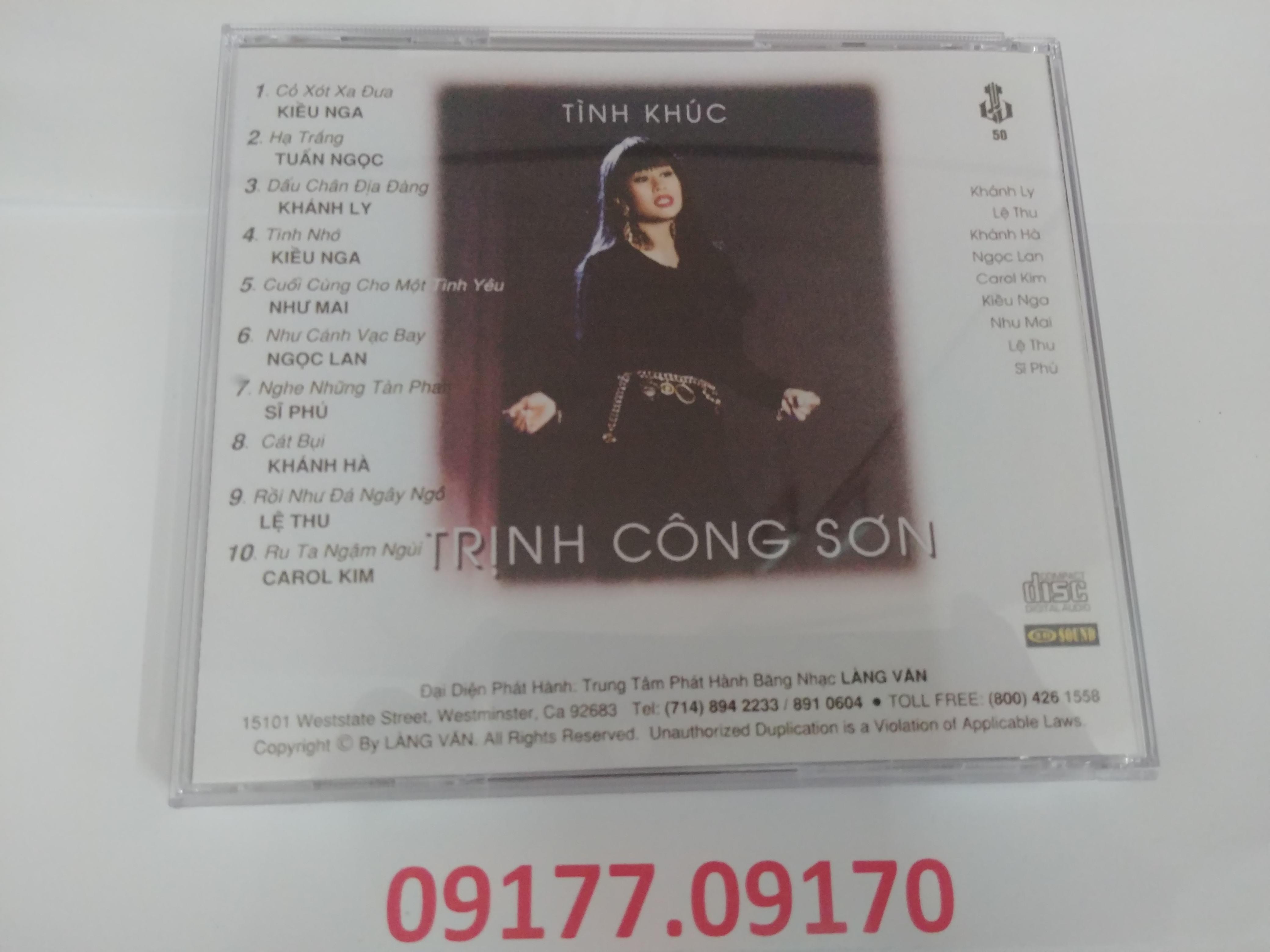 CD Tình Khúc Tịnh Công Sơn - Làng Văn 50