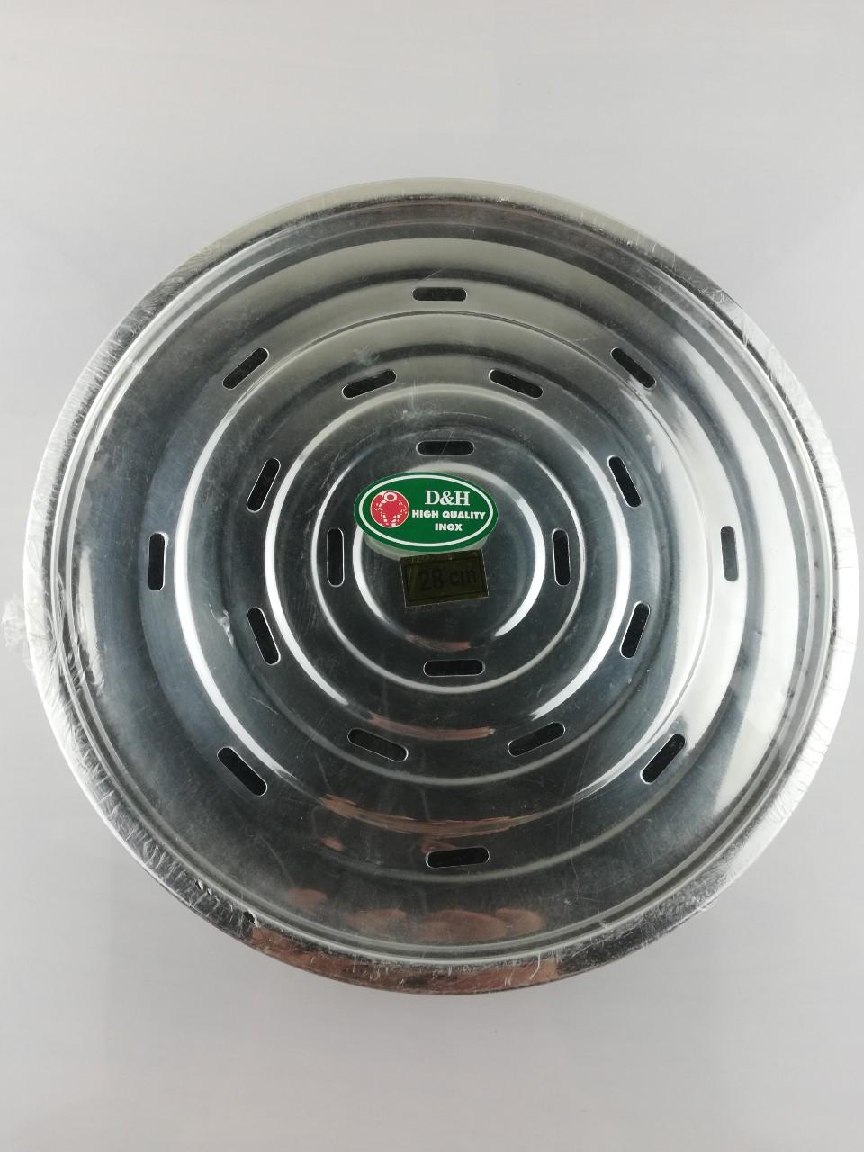[HCM]Khay U1p Ly Tròn Inox 28cm-Klaiteco