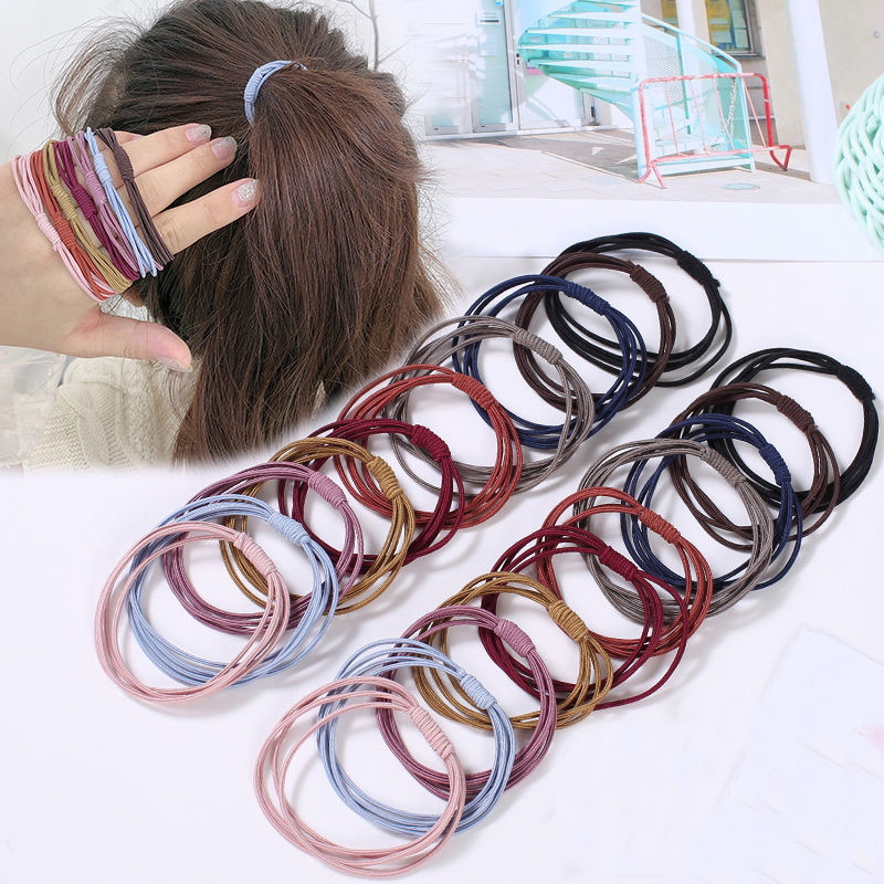 SET Cột tóc dây đôi nơ đơn giản chắc chắn giá rẻ COT11