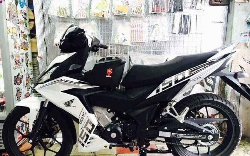 Tem rời xe winner dán xe trắng