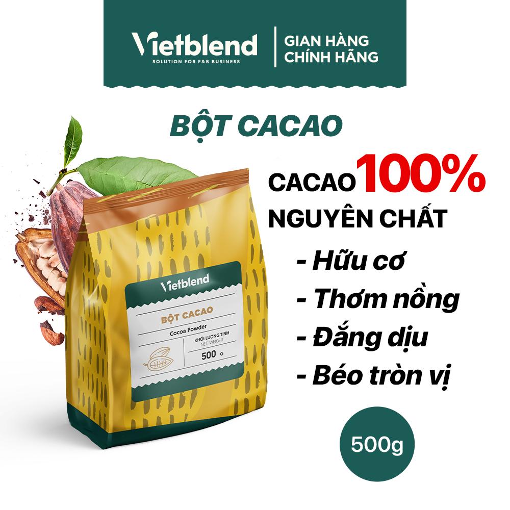 Bột Ca Cao VIETBLEND - Túi 500g