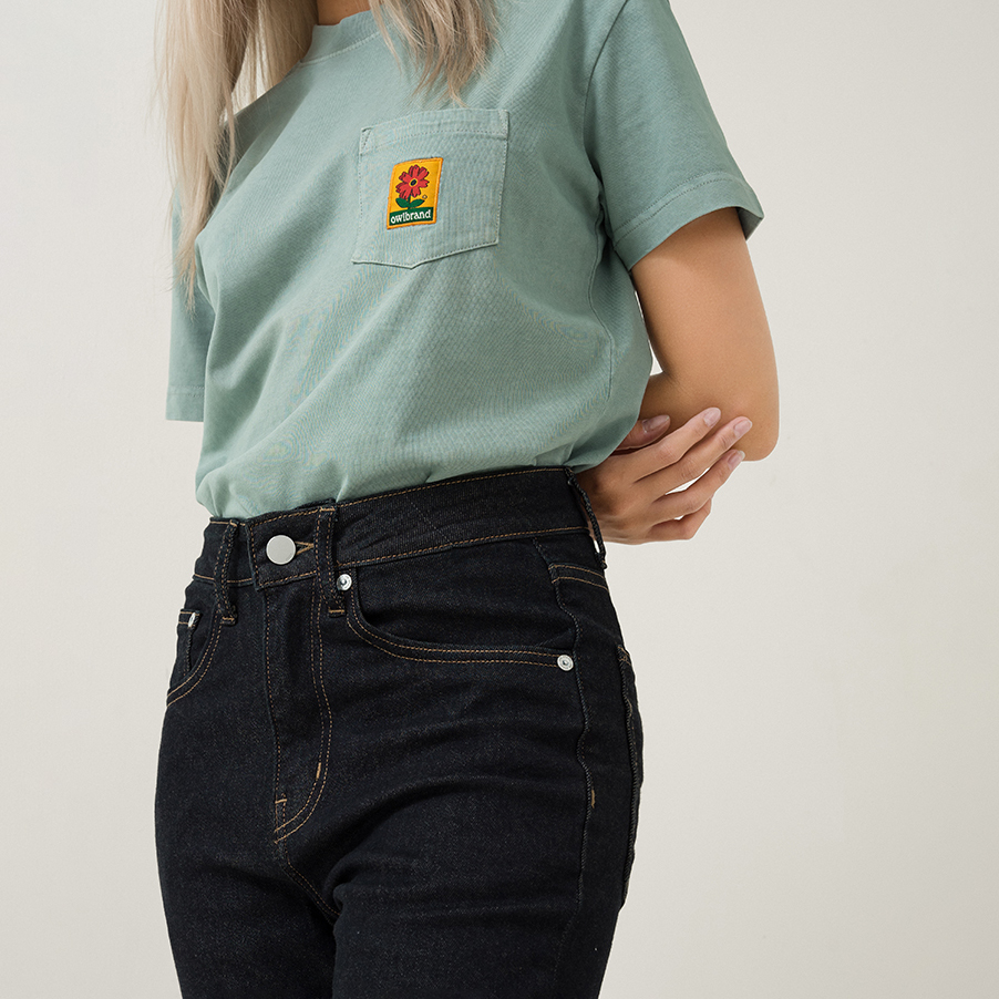Quần jeans nữ Owlbrand Flare/Indigo