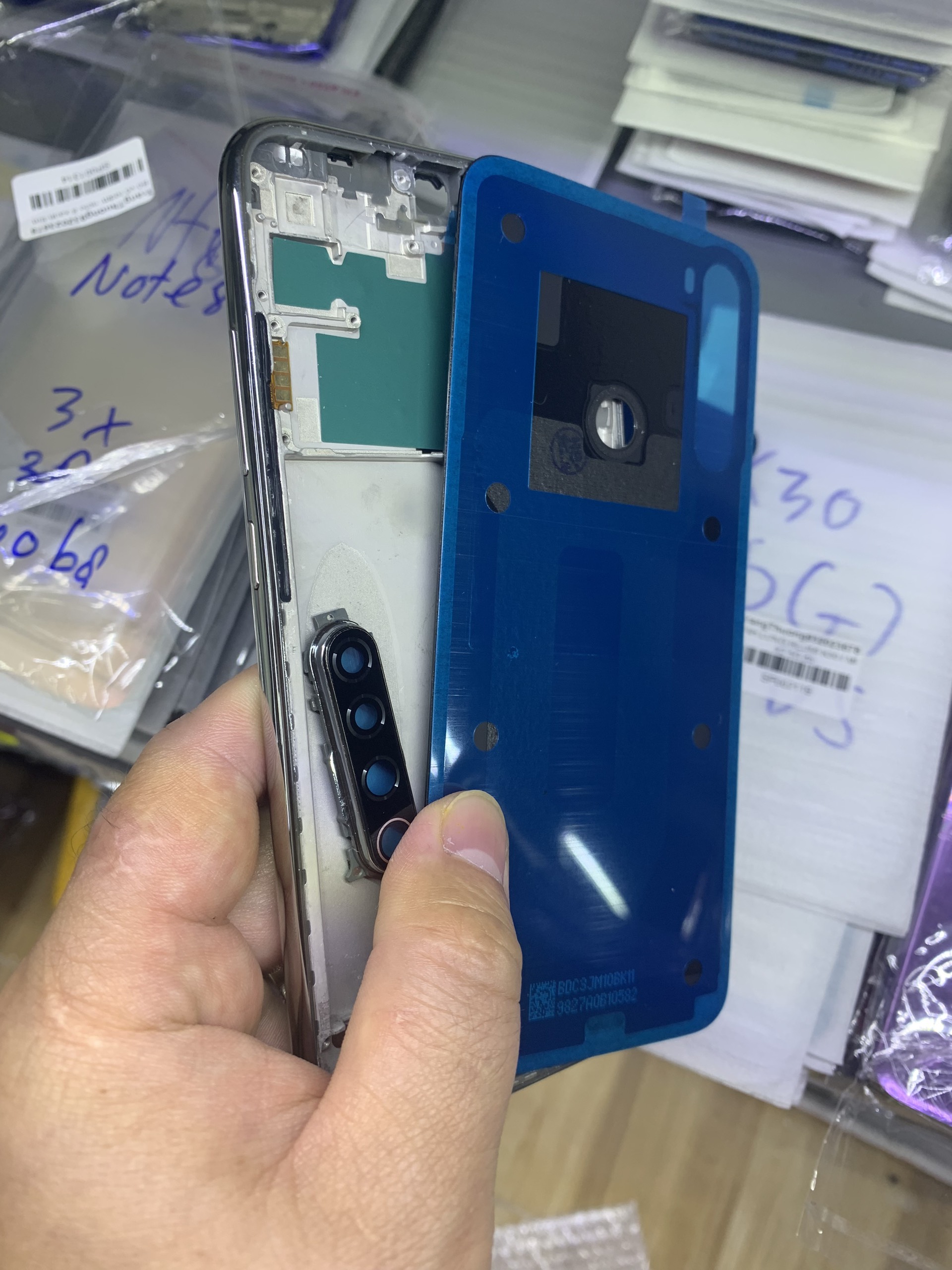 Bộ vỏ điện thoại zin xiaomi redmi note 8