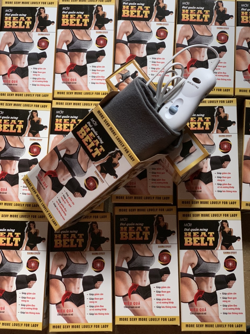 ĐAI ĐÔI QUẤN NÓNG TAN MỠ HEATINGPAD PLUS