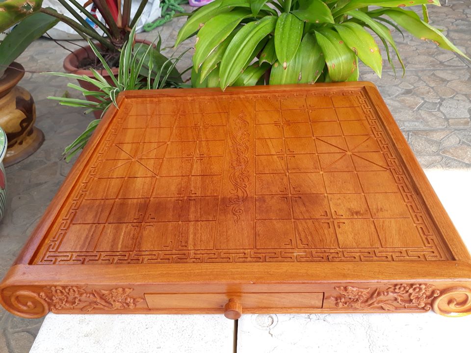 Bàn Cờ Tướng Cuốn Thư Cao Cấp 50x56 Cm