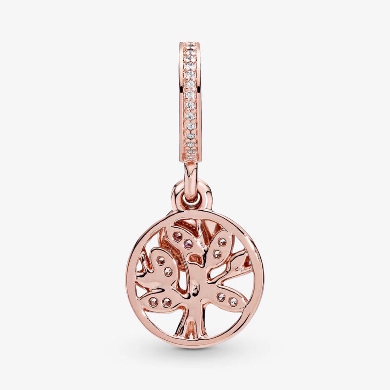 [Hạt charm bạc 925] [Hạt charm pandora] Hạt charm đính đá kiểu Pandora cao cấp YAC09