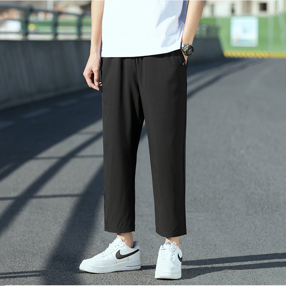 Quần Baggy Công Sở Nam Kiểu Dáng Thanh Lịch Ống Suông Lưng Cài Phối Chun Hot Trend 2024 Thời Trang Xuân Hè FASHION4MENHN JOGGER NAM 9000063C17