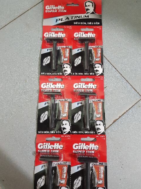 Combo 4 cây dao cạo râu gillette