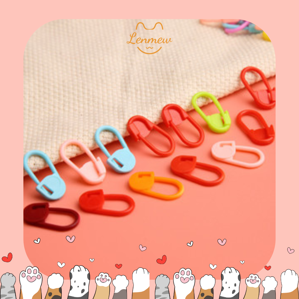 Kim Đánh Dấu Móc Len / Ghim Đánh Dấu Móc Len (Set 10 Cái)