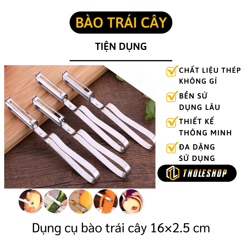 Dao Gọt Vỏ - Dụng Cụ Dao Gọt Vỏ Củ Quả, Trái Cây Đa Năng Hình Chiếc Răng Sáng Tạo 9551