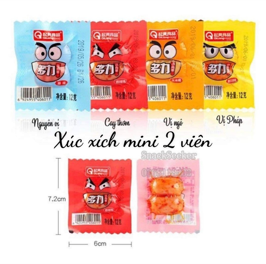 Combo 10 Xúc Xích Bi 2 viên