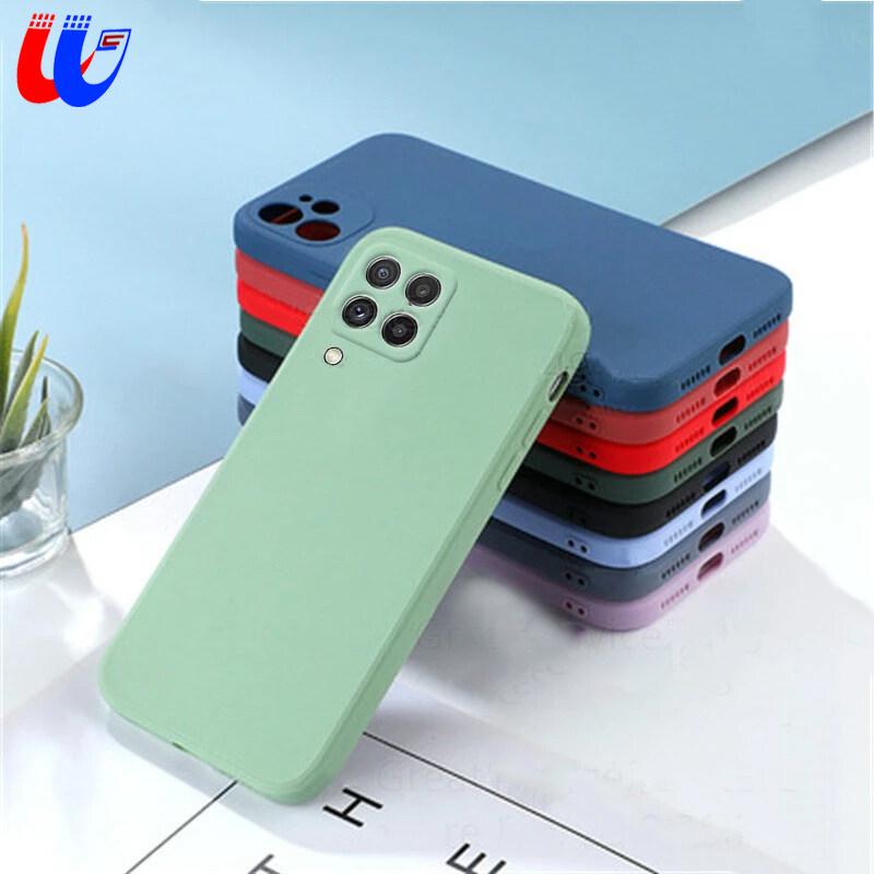 For Samsung Galaxy A22 4G/5G Colorful Liquid Silicone Case For Samsung Galaxy A22 4G 6.4inch Or For Samsung Galaxy A22 5G 6.6inch