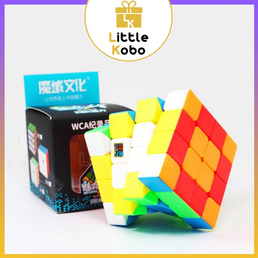 Rubik 4x4 Stickerless MoYu MeiLong 4x4 Rubic 4 Tầng Đồ Chơi Trí Tuệ Trẻ Em Phát Triển Tư Duy 4x4x4 - Little Kobo