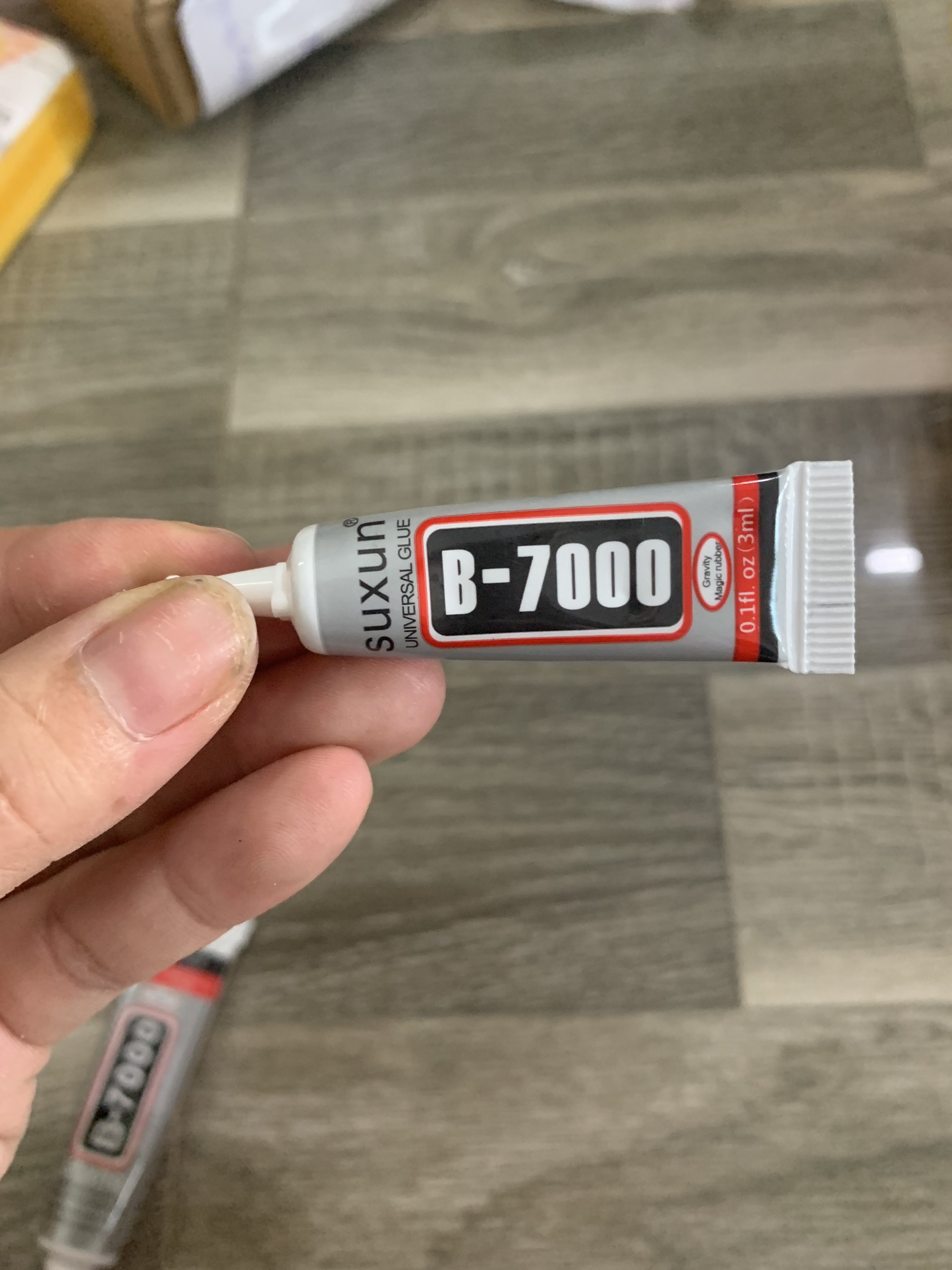 keo dán điện thoại b7000 keo trắng