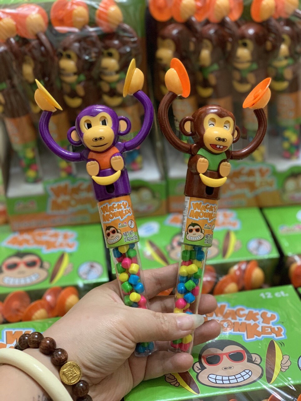 [Siêu Hot] KẸO KHỈ WACKY MONKEY 12GR Mỹ