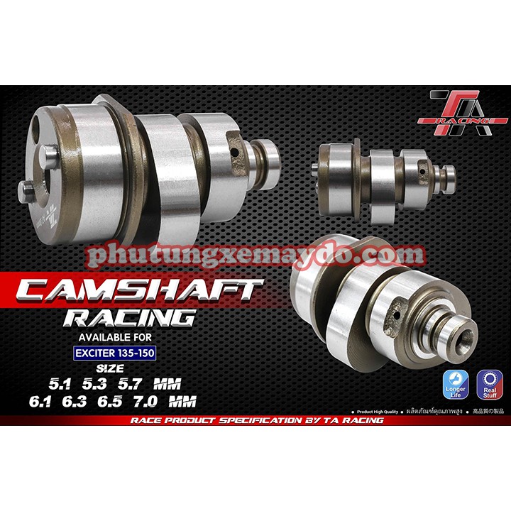 CỐT CAM EXCITER 135/150 TA [BAO ĐỔI TRẢ NẾU HÀNG LỔI]