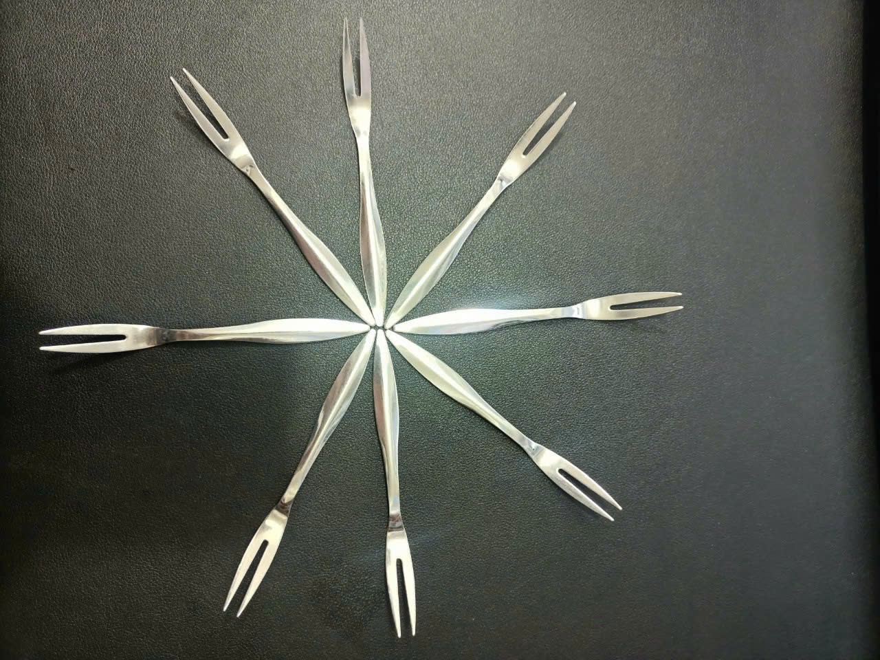 Nỉa xiên trái cây inox