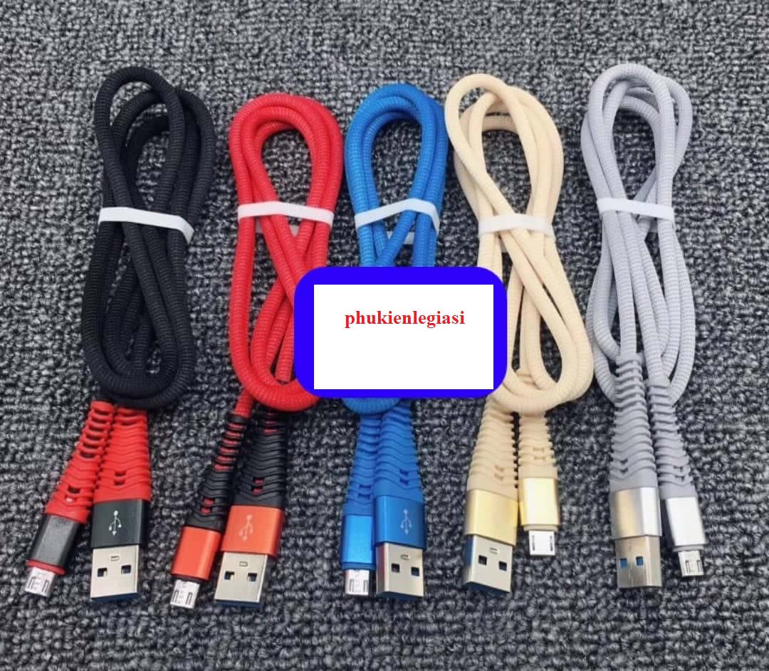XÃ HÀNG THANH LÝ Rẻ có thể Cáp sạc dây dù PZX A9 Micro usb